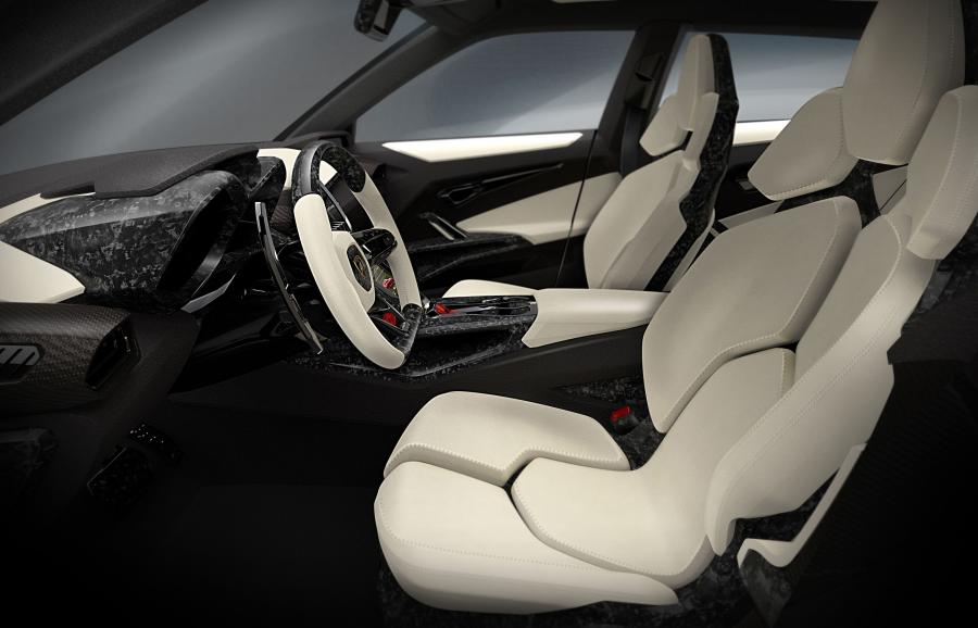 Интерьер Lamborghini Urus Concept 2012 года  (фото 5 из 15)